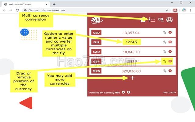 currency converter widget
