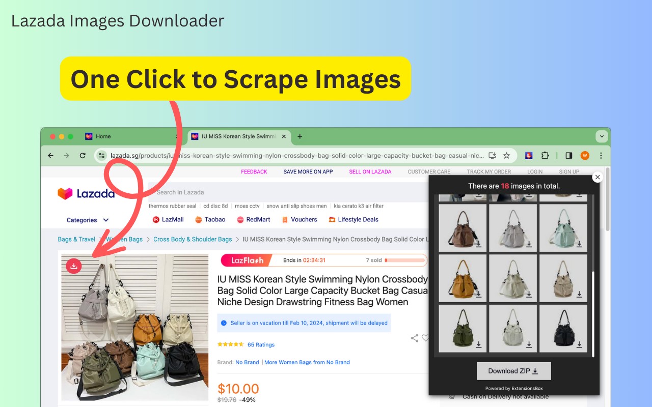 Lazada Images Downloader
