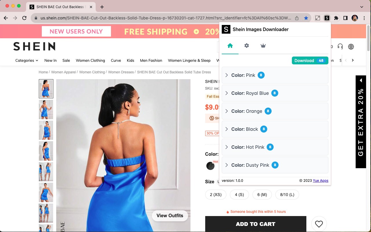 Shein Images Downloader