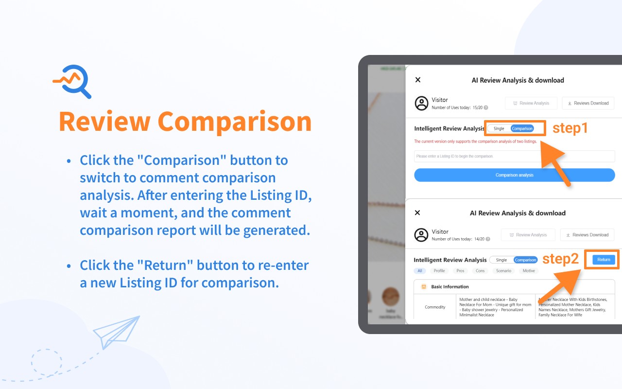 Etsy™ Ai Review Analysis & Download Etsy™ Ai评论分析 & 下载